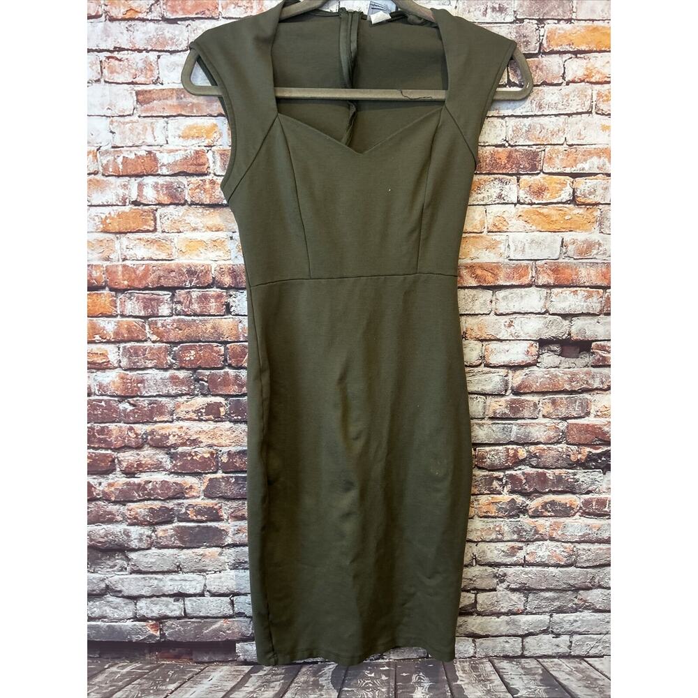 Green Privy Bodycon Sleeveless Dress Women’s Size Medium